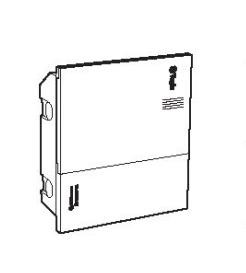 Tủ điện âm tường E4M 4/8T