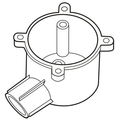 Hộp chia ngả 1 đường Ø16 cao E240/16/1D