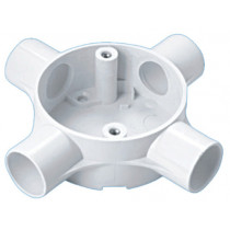 Hộp chia ngả 4 đường Ø25 thấp E240/25/4