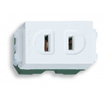 Ổ cắm đơn ( dùng cho phích cắm dẹp ), 250VAC-16A